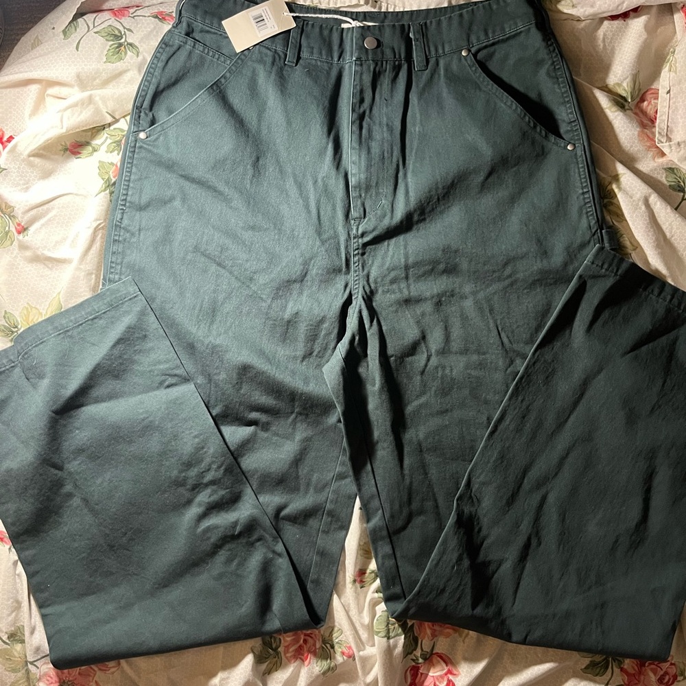Baggy Men's Teal Chinos